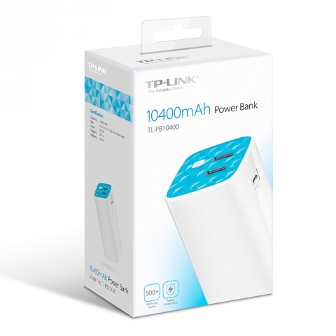TP-LINK TL-PB10400 10400 mAh El Fenerli Mobil G Deposu (Klf Hediye)