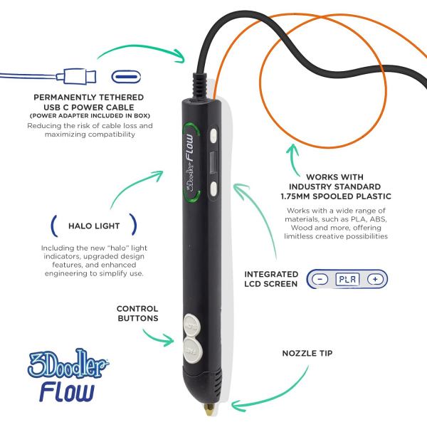 3Doodler Flow 3D Bask Kalemi