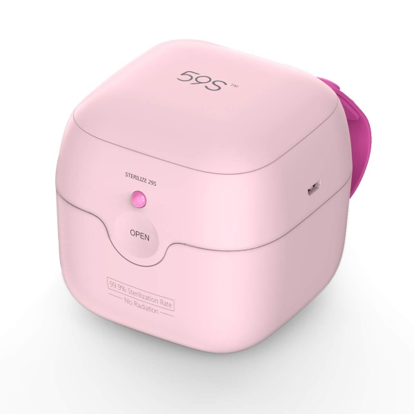 59S Bebek Emzik Sterilizatr Saklama Kab-Pink