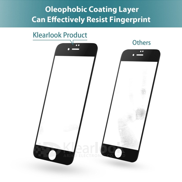 Klearlook iPhone 7 Plus Fingerprint Killer Temperli Cam Ekran Koruyucu (2 Adet)