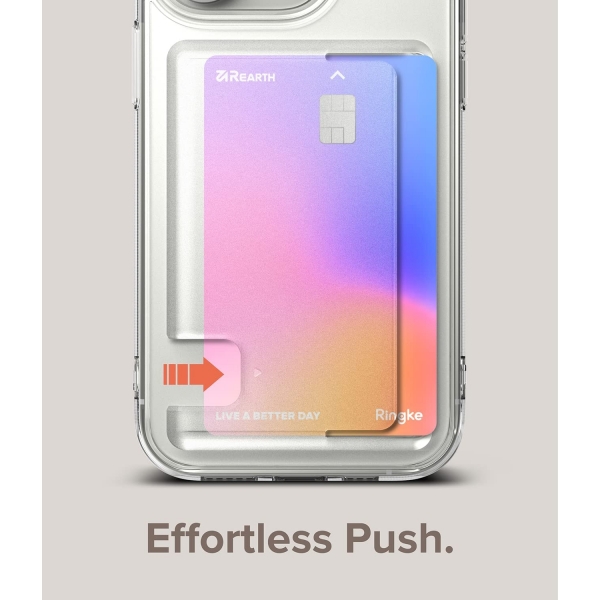 Ringke Fusion Card Serisi Apple iPhone 15 Pro Czdan Klf