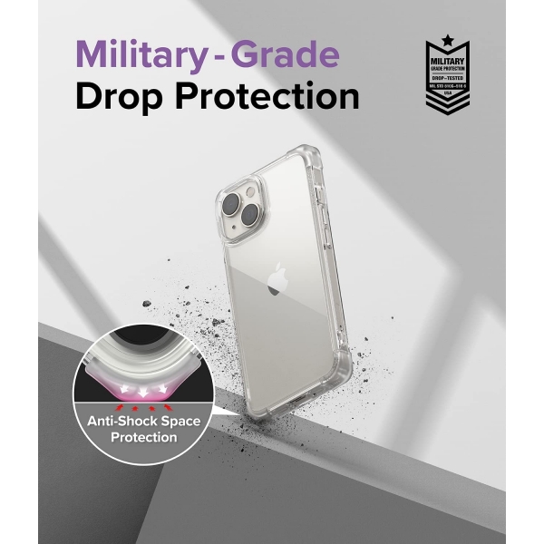 Rin gke Fusion iPhone 15 Plus effaf Klf-Matte Clear