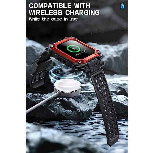 Supcase UBP Serisi Apple Watch 9 Ekran Koruyucu(45mm)-Ruddy