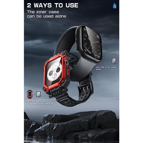 Supcase UBP Apple Watch 9 45mm Bumper Klf-Ruddy