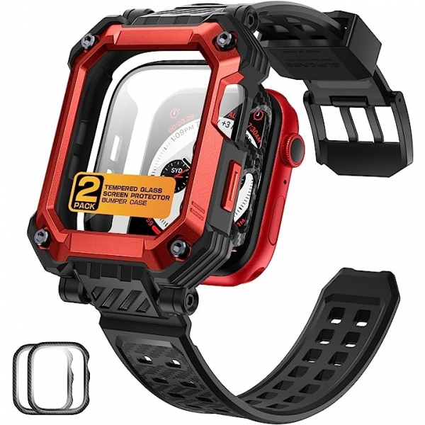 Supcase UBP Apple Watch 9 45mm Bumper Klf-Ruddy