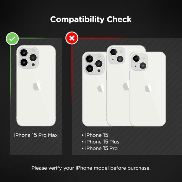 Magglass Apple iPhone 15 Pro Cam Mat Ekran Koruyucu