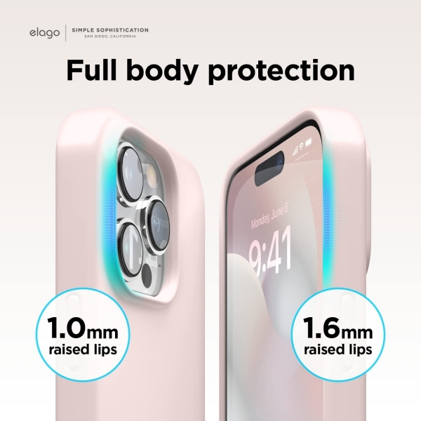 elago Apple iPhone 15 Pro Silikon Klf-Stone