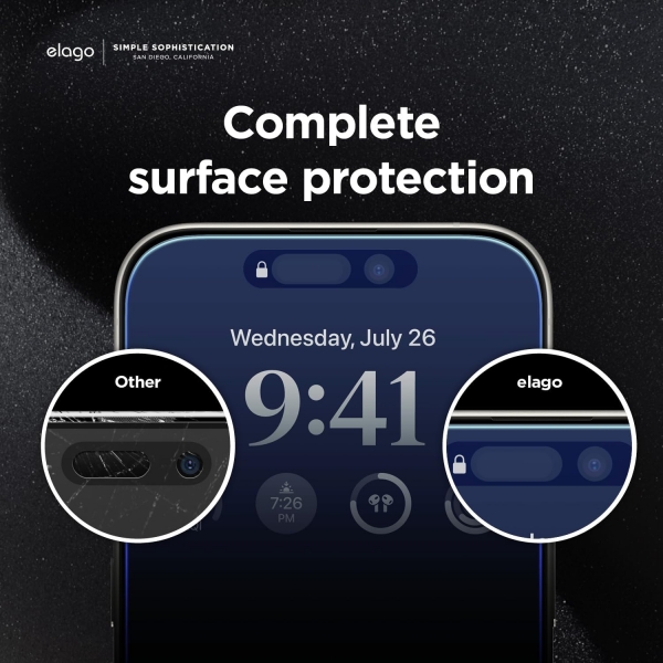 elago Apple iPhone 15 Pro Max Privacy Ekran Koruyucu(2 Adet)