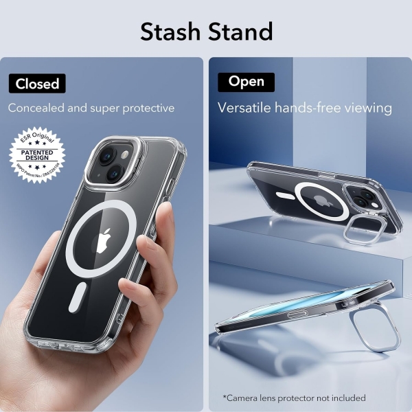 ESR Apple iPhone 15 Plus Standl Klf(MIL-STD-810G)   -Clear