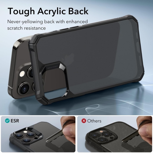 ESR Apple iPhone 15 Pro Max Armor Klf(MIL-STD-810G)-Frosted Black