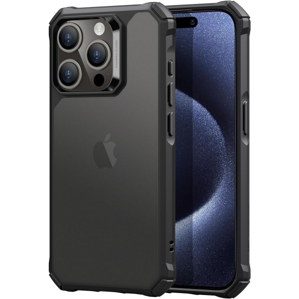 ESR Apple iPhone 15 Pro Max Armor Klf(MIL-STD-810G)-Frosted Black