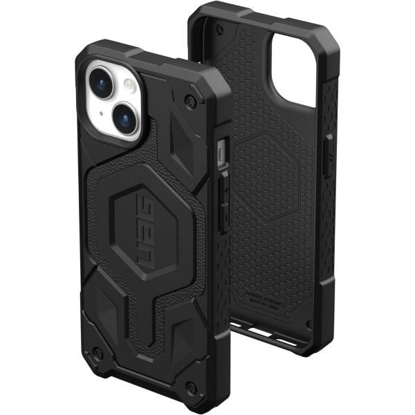 UAG Monarch Pro Serisi Apple iPhone 15 Plus MagSafe Uyumlu Darbeye Dayankl Klf (MIL-STD-810G)-Black