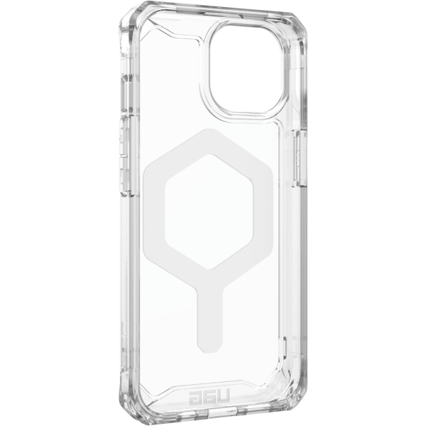 UAG Plyo Serisi Apple iPhone 15 Plus Manyetik Klf (MIL-STD-810G)-Ice White
