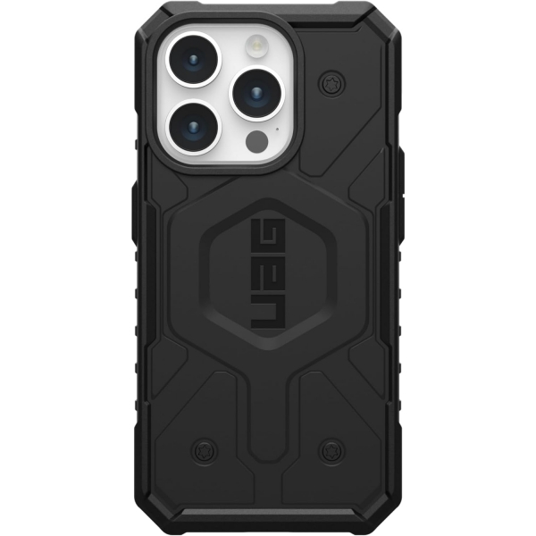 UAG Pathfinder Serisi Apple iPhone 15 Pro Max Darbeye Dayankl Klf (MIL-STD-810G)-Black