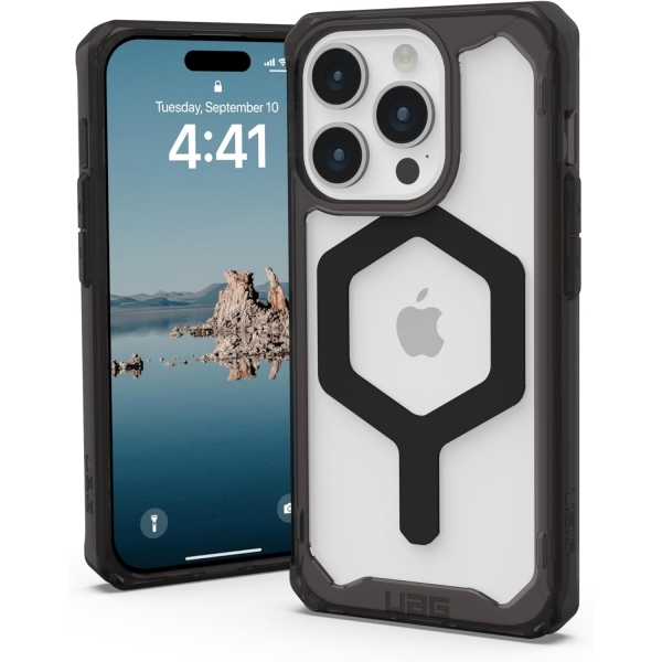 UAG Plyo Serisi Apple iPhone 15 Pro Max Manyetik Klf (MIL-STD-810G)-Black Black