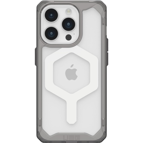 UAG Plyo Serisi Apple iPhone 15 Pro Max Manyetik Klf (MIL-STD-810G)-Ice White
