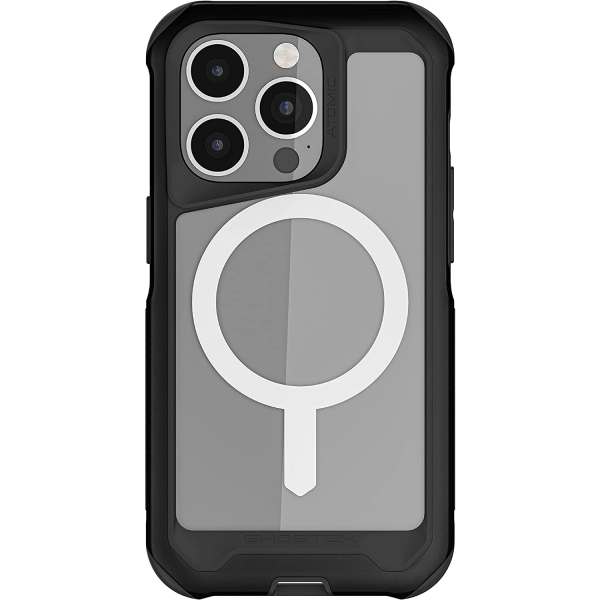 Ghostek Atomic Slim Serisi iPhone 15 Plus Klf (MIL-STD-810G)-Black