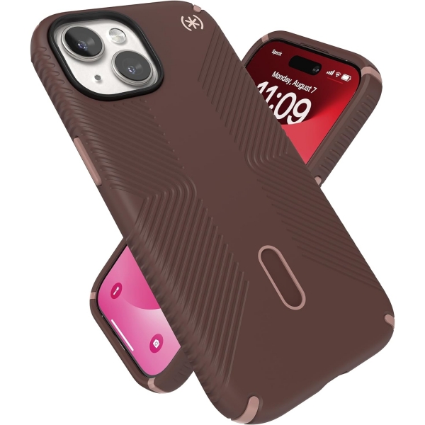 Speck Apple iPhone 15 Plus Presidio2 Grip Serisi Klf (MIL-STD-810G)-Warm Sand