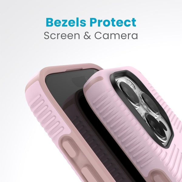 Speck Apple iPhone 15 Pro Max CandyShell Grip Serisi Klf (MIL-STD-810G)-Soft Lilac