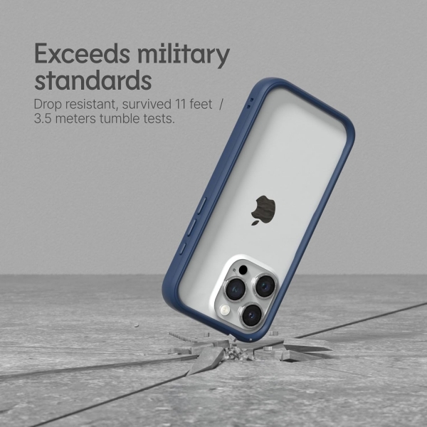 RhinoShield CrashGuard NX Apple iPhone 15 Plus Bumper Klf (MIL-STD-810G)-Camo Green