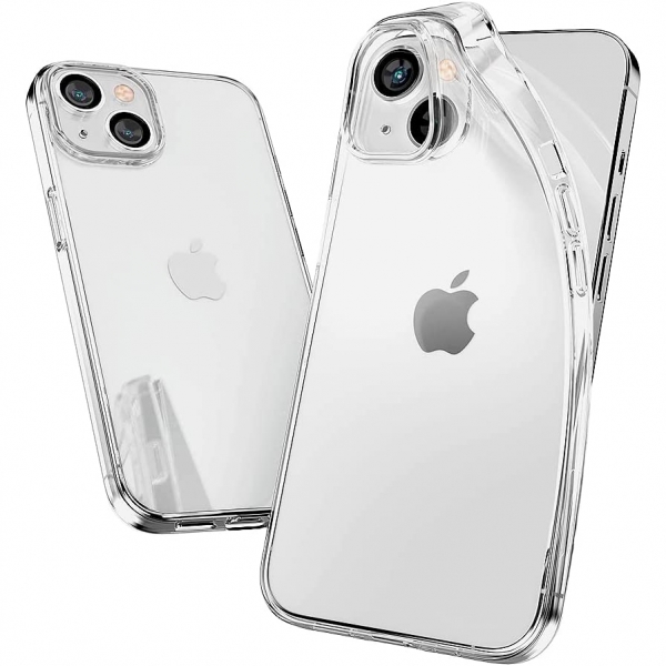 Goospery Pearl Jelly Serisi Apple iPhone 15 Klf-Clear