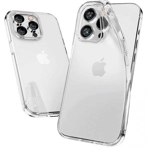 Goospery Pearl Jelly Serisi Apple iPhone 15 Pro Max Klf-Clear