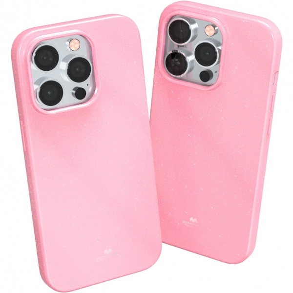 Goospery Pearl Jelly Serisi Apple iPhone 15 Pro Max Klf-Pink