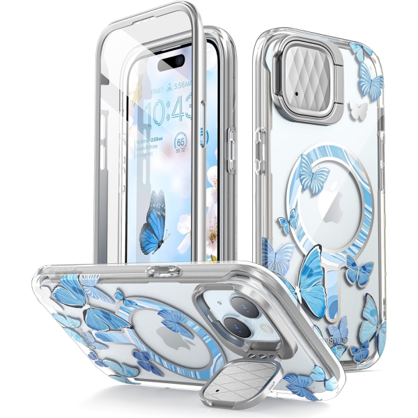 i-Blason Cosmo Serisi Apple iPhone 15 Pro Max Klf-BlueFly