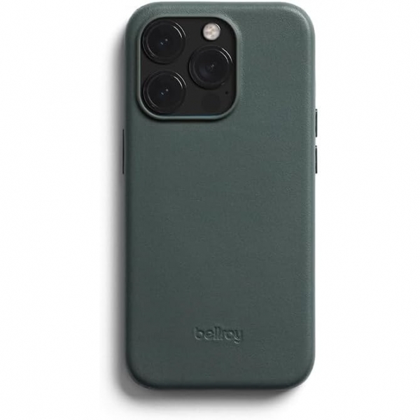 Bellroy Apple iPhone 15 Pro Max Deri Klf-Everglade
