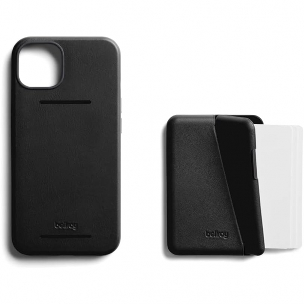 Bellroy Apple iPhone 15 Pro Max Czdan Deri Klf-Black