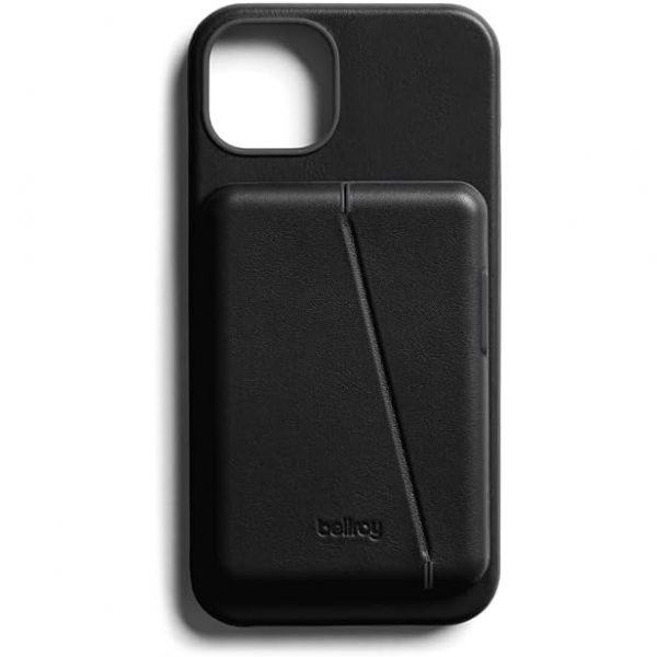 Bellroy Apple iPhone 15 Pro Max Czdan Deri Klf-Black
