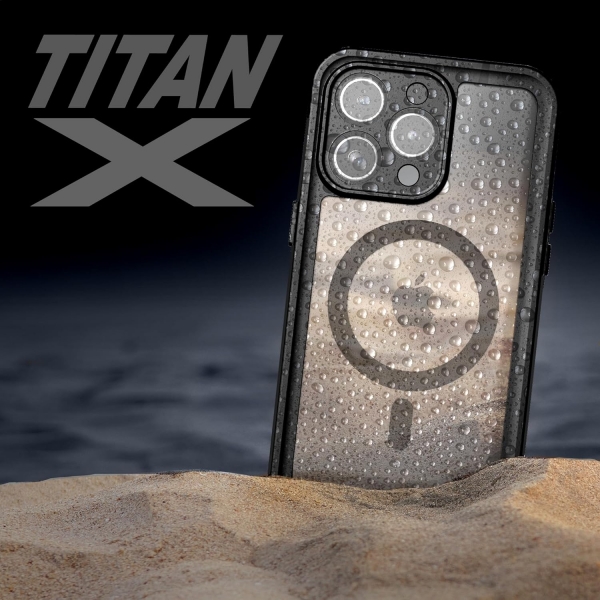 Encased Titan Serisi Apple iPhone 15 Pro Max Su Geirmez Klf