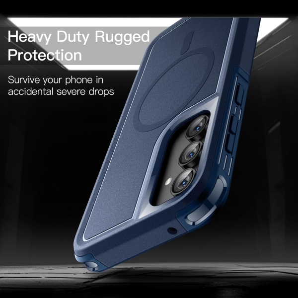 JeTech Galaxy S23 FE MagSafe Uyumlu Klf -Blue