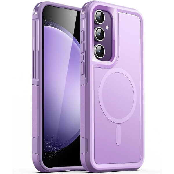 JeTech Galaxy S23 FE MagSafe Uyumlu Klf -Light Purple