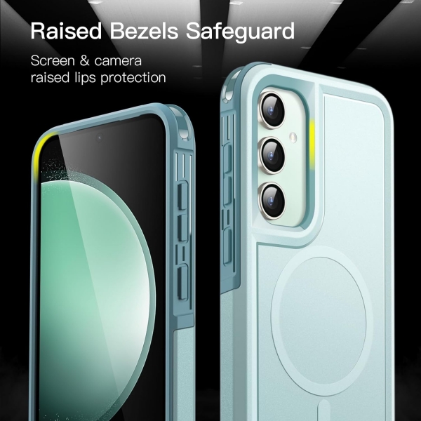 JeTech Galaxy S23 FE MagSafe Uyumlu Klf -Mint Green