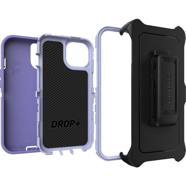 OtterBox Defender iPhone 15 Pro Max Klipsli Klf -Purple
