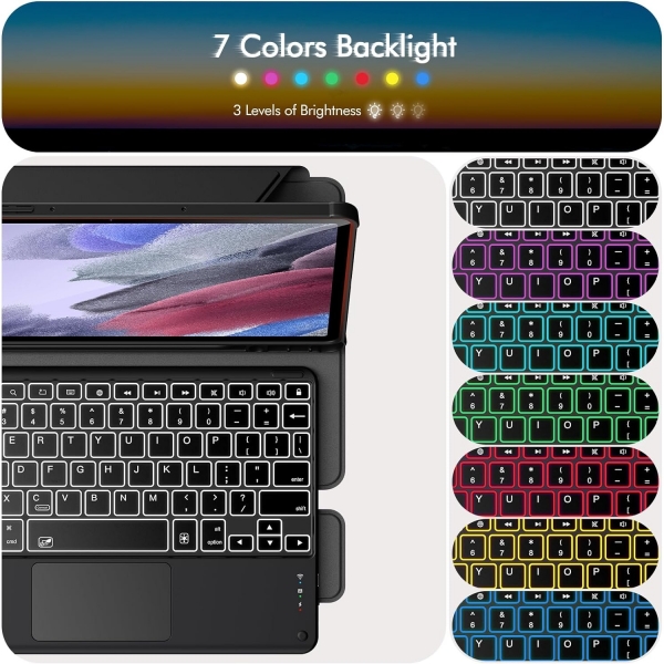 INFILAND Galaxy Tab S10 Plus/S9 Plus Klavyeli Klf