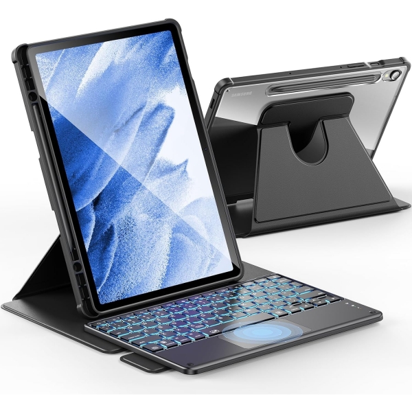 INFILAND Galaxy Tab S10 Plus/S9 Plus Klavyeli Klf