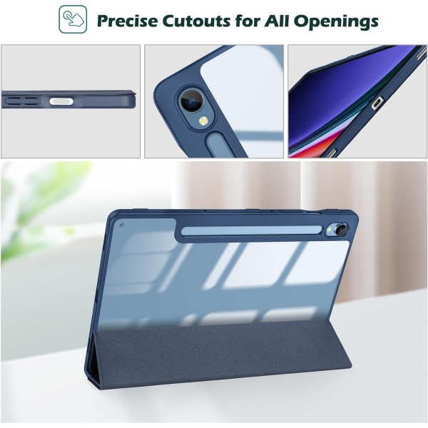 ProCase Galaxy Tab S9 FE Plus nce Klf-Navy