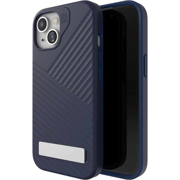 ZAGG Denali Snap Apple iPhone 15 Plus Standl Klf-Navy