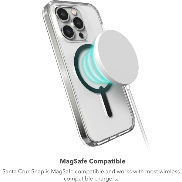 ZAGG Santa Cruz Snap iPhone 15 Pro Max effaf Klf -Orange