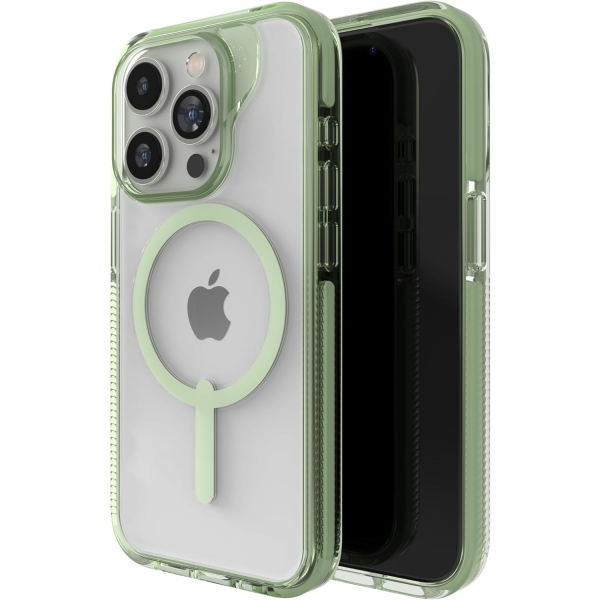 ZAGG Santa Cruz Snap iPhone 15 Pro Max effaf Klf -Green