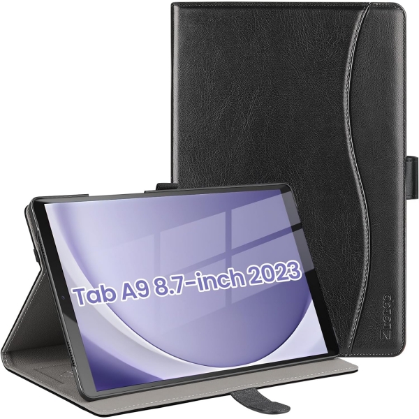 Ztotop Galaxy Tab A9 Plus Deri Klf-Black