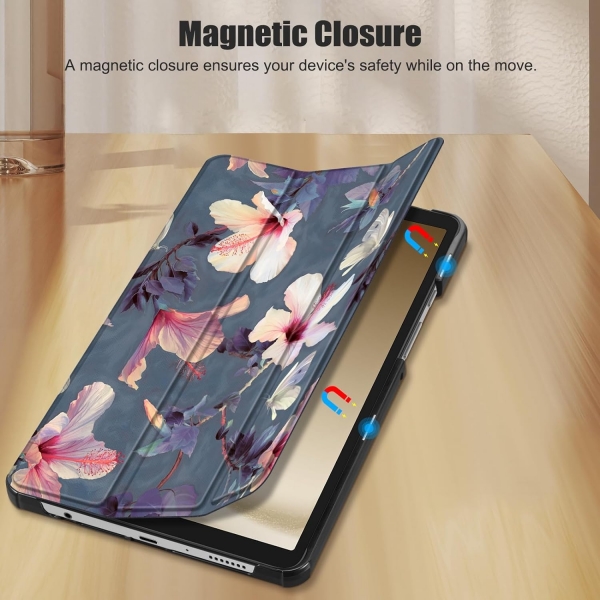 Fintie Galaxy Tab A9 Plus Standl Klf-blooming hibiscus 