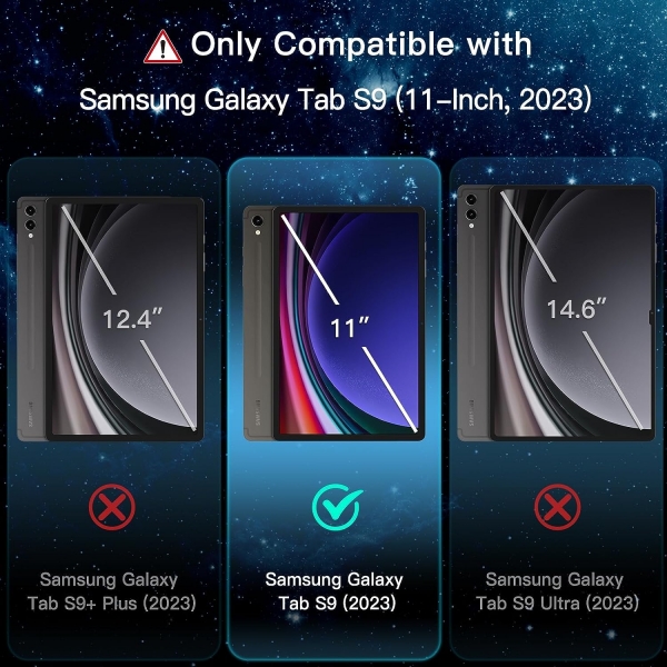 JETech Samsung Galaxy Tab A9 Ekran Koruyucu 