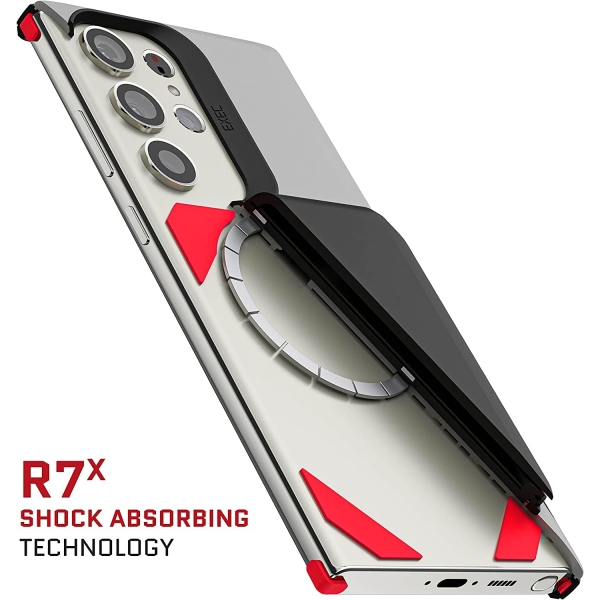 Ghostek EXEC Serisi Galaxy S24 Plus Czdan Klf -Grey