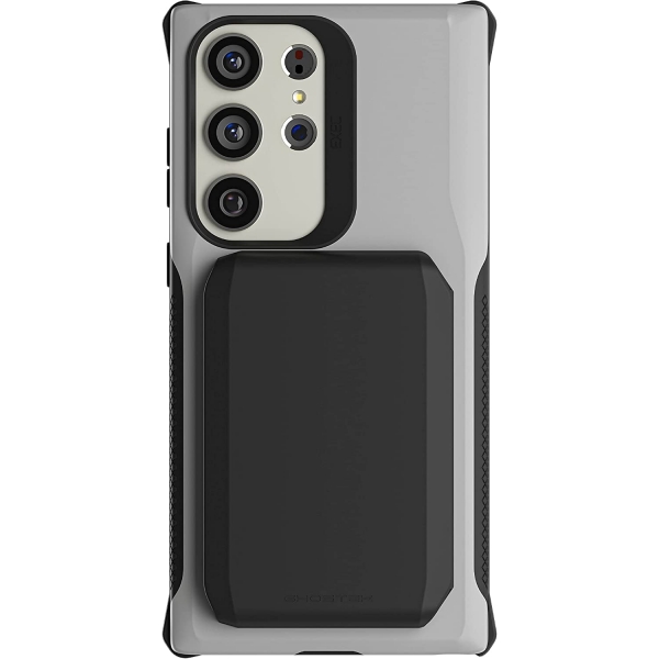 Ghostek EXEC Serisi Galaxy S24 Plus Czdan Klf -Grey