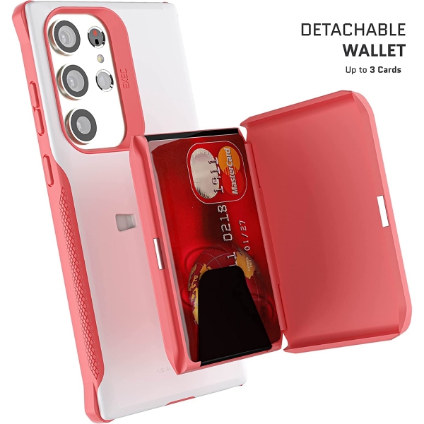 Ghostek EXEC Serisi Galaxy S24 Plus Czdan Klf -Pink