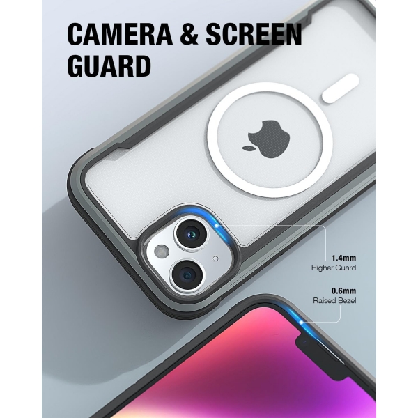 Raptic Apple iPhone 15 Shield Serisi Klf- Iridescent