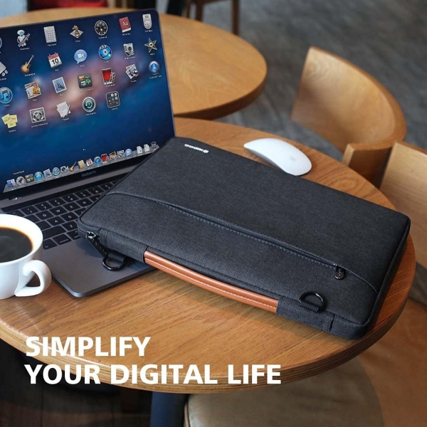 NIDOO Laptop in Omuz antas(15.6 in)-Dark Gray